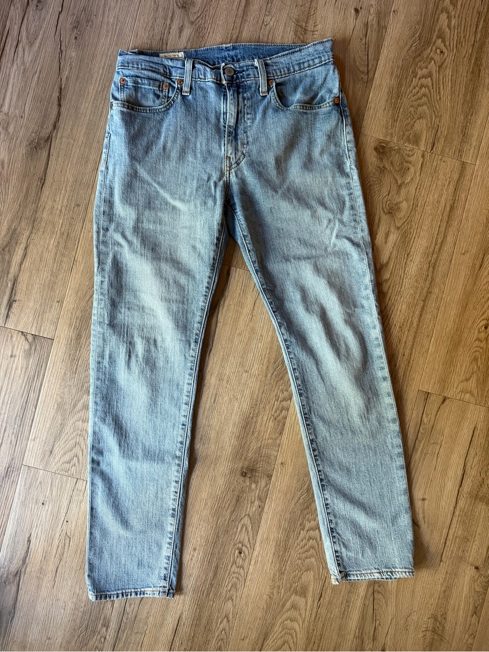 Levi’s 502 Taper Jeans Men’s 31x32 Light Wash Blue Denim